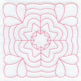 Mountain Rose Quilting Square (Double Run)