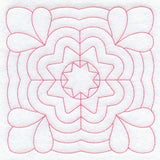 Mountain Rose Quilting Square (Double Run)