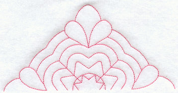 Mountain Rose Quilting Half Square (Double Run)