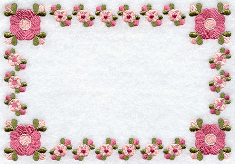 Mountain Rose Quilt Label - Lg