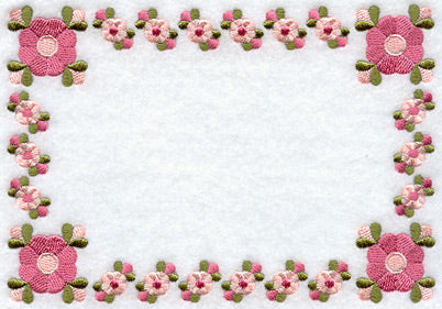 Mountain Rose Quilt Label - Lg