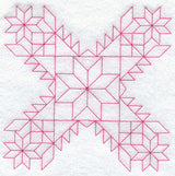 Haley's Comet Quilting Square (Double Run)
