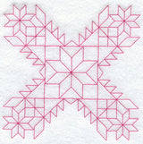 Haley's Comet Quilting Square (Double Run)