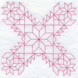 Haley's Comet Quilting Square (Double Run)