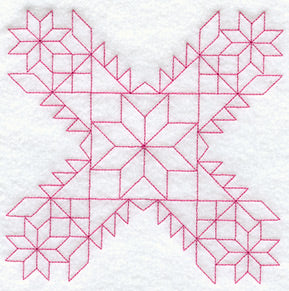 Haley's Comet Quilting Square (Double Run)