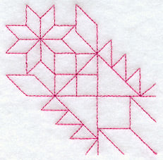 Haley's Comet Quilting Quarter Square (Double Run)