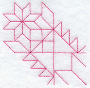 Haley's Comet Quilting Quarter Square (Double Run)