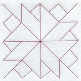 Twisted Star Quilting Square (Double Run)