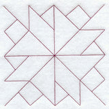 Twisted Star Quilting Square (Double Run)