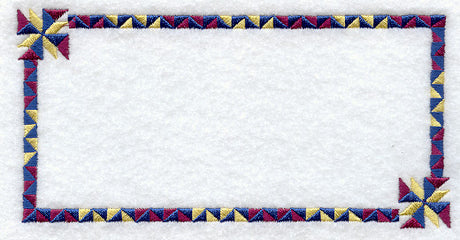 Twisted Star Quilt Label - Lg