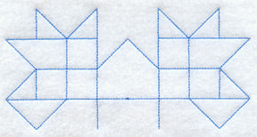 Spring Burst Quilting Half Square (Double Run)