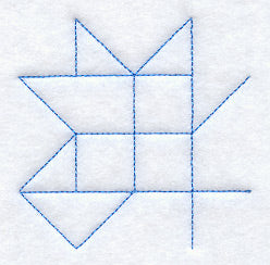 Spring Burst Quilting Quarter Square (Double Run)