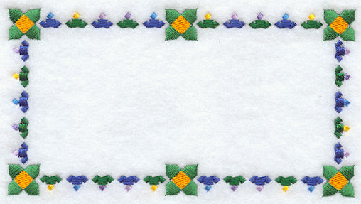 Spring Burst Quilt Label - Lg