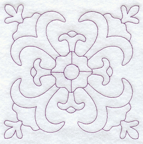 Tulips Quilting Square (Double Run)