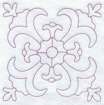 Tulips Quilting Square (Double Run)