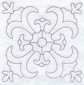 Tulips Quilting Square (Double Run)