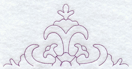 Tulips Quilting Half Square (Double Run)