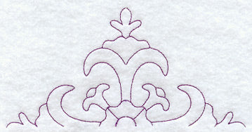 Tulips Quilting Half Square (Double Run)