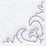 Tulips Quilting Quarter Square (Double Run)