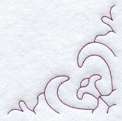 Tulips Quilting Quarter Square (Double Run)