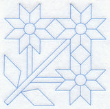 Sunflower 2 Quilting Square (Double Run)