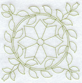 Virginia Wreath Quilting Square (Double Run)