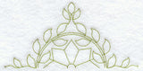 Virginia Wreath Quilting Half Square (Double Run)