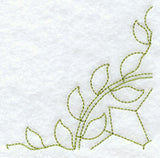 Virginia Wreath Quilting Quarter Square (Double Run)