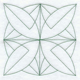 Bay Leaf Quilting Square (Double Run)