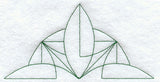 Bay Leaf Quilting Half Square (Double Run)