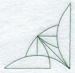 Bay Leaf Quilting Quarter Square (Double Run)