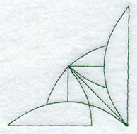 Bay Leaf Quilting Quarter Square (Double Run)