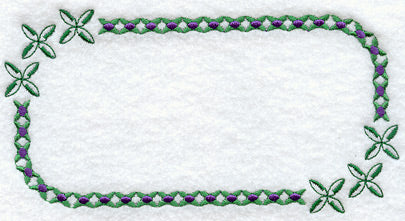 Bay Leaf Quilt Label - Lg