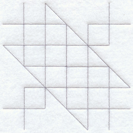 Jacob's Ladder Quilting Square (Double Run)