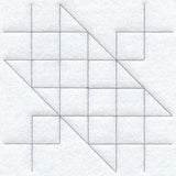 Jacob's Ladder Quilting Square (Double Run)