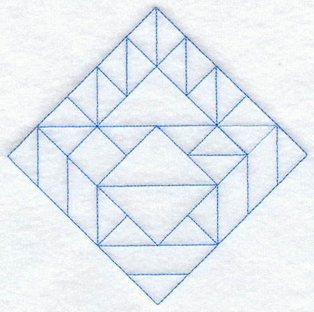 Amish Medallion Quilting Square (Double Run)