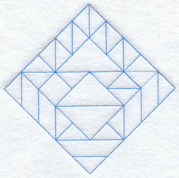 Amish Medallion Quilting Square (Double Run)