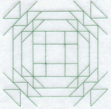 Trees in the Park Quilting Square (Double Run)