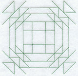 Trees in the Park Quilting Square (Double Run)