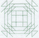 Trees in the Park Quilting Square (Double Run)