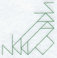 Trees in the Park Quilting Quarter Square (Double Run)