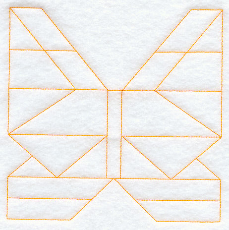 Butterfly Quilting Square (Double Run)