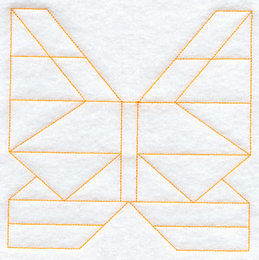 Butterfly Quilting Square (Double Run)