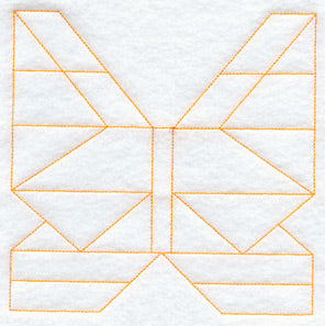 Butterfly Quilting Square (Double Run)