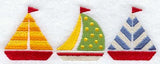 Sailboat Trio (Lighthouse Quilt Border) - Lg