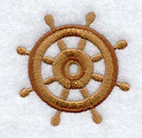 Ship's Wheel (Sailboat Quilt Corner) - Lg