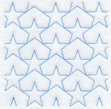 Star 1 Quilting Square (Double Run)