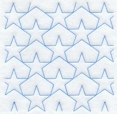 Star 1 Quilting Square (Double Run)