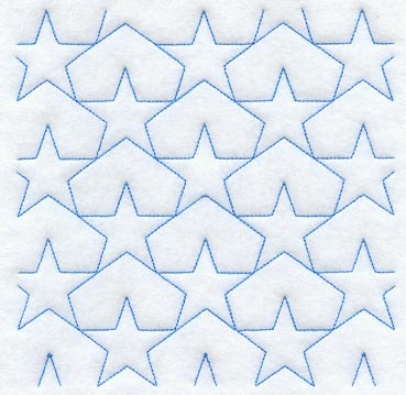 Star 1 Quilting Square (Double Run)