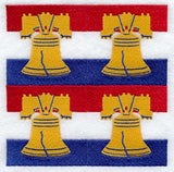 Liberty Bell Quilt Block - 4 Block Lg